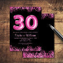 Recherche de black 30ans anniversaire invitations Anniversaire de femme