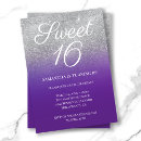 Recherche de royal 16ans anniversaire invitations Glamour
