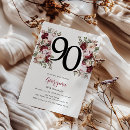 Recherche de son quatre vingtième anniversaire invitations Pour elle