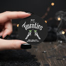 Recherche de anniversaire gothique autocollants Noir et blanc