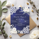 Recherche de dentelle bleu marine invitations Rose