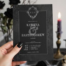 Recherche de damassé noir mariage invitations Unique