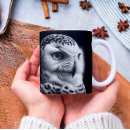 Recherche de hibou noir et blanc tasses Nature