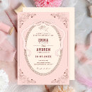 Recherche de décoratif mariage invitations Rose