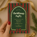 Recherche de vert de noël invitations Rouge et vert