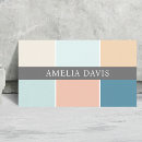 Recherche de ton couleur bleu vert cartes visite Professionnel
