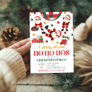 Recherche de drôle père noël invitations Vert