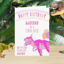 Recherche de dinosaures mignons vœux cartes Fête des dinomites