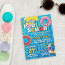 Recherche de écoles invitations Fête du pool