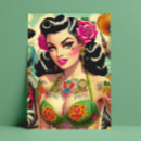 Recherche de crâne mexicain cartes postales Tatouage