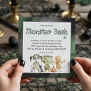 Recherche de monstre halloween invitations Soirée costume