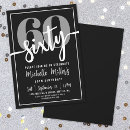 Recherche de 60 ans anniversaire invitations Pour elle