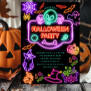 Recherche de neon halloween invitations Parti halloween adulte
