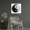 Recherche de dualité posters Noir et blanc