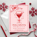 Recherche de cocktail noël invitations Rose