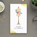 Recherche de habillement vintage cartes visite Boutique de mode