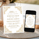 Recherche de cadre blanc invitations Élégant