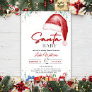 Recherche de santa claus baby shower invitations Neutre