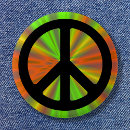 Recherche de signe de paix vert accessoires Orange