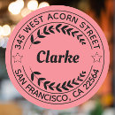 Recherche de logo de cercle autocollants Calligraphie moderne