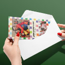 Recherche de patineur vœux cartes Coloré