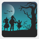 Recherche de arbre lune autocollants Silhouette