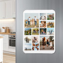 Recherche de 14 magnets Collage photo