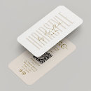Recherche de cheveux et maquillage cartes visite Professionnel