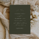 Recherche de vert olive invitations Simple