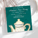 Recherche de tea pot invitations Élégant