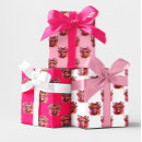 Recherche de bulles roses papier cadeau Pour elle