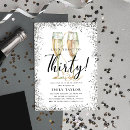 Recherche de sur 30 ans anniversaire invitations Paillettes