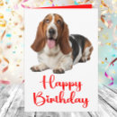 Recherche de basset vœux cartes Drôle