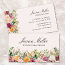 Recherche de fleur jardin cartes visite Aquarelle