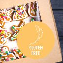 Recherche de sans gluten autocollants Client(e)