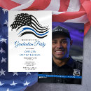Recherche de mince invitations Drapeau de la police
