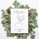 Recherche de noir et blanc abstrait vœux cartes Simple