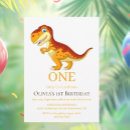 Recherche de gold dinosaur invitations 1er