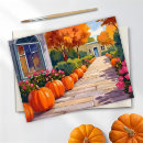 Recherche de jour de thanksgiving cartes postales Citrouille