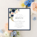 Recherche de carrés bleus et bruns invitations Moderne