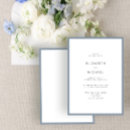 Recherche de bleu blanc invitations Minimaliste