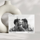 Recherche de gay wedding save the dates Noir et blanc