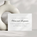 Recherche de elegant formal invitations Noir et blanc