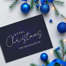 Recherche de noël cartes Bleu marine