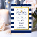 Recherche de blue petite communion invitations Bleu marine