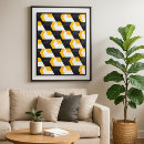Recherche de cubes 3d posters Illusion optique