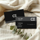 Recherche de manager cartes visite Minimaliste