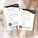 Recherche de code barres invitations Noir