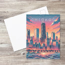 Recherche de chicago cartes postales Skyline