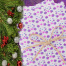 Recherche de de flocon de neige papier papier cadeau Rose